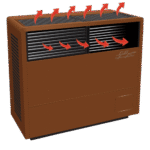 بخاری گازی هرمتیک SE30 Intel (فن دار هوشمند) - قهوه ای - Image 2